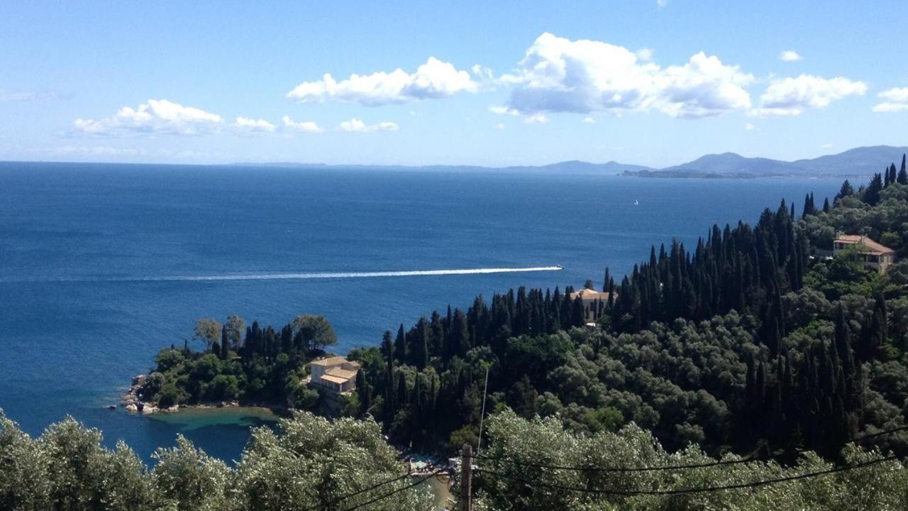 Maria Corfu Loustri Hotel Gimari ภายนอก รูปภาพ