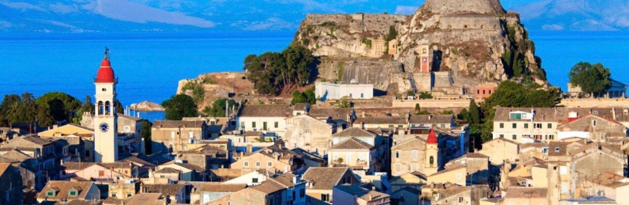Maria Corfu Loustri Hotel Gimari ภายนอก รูปภาพ