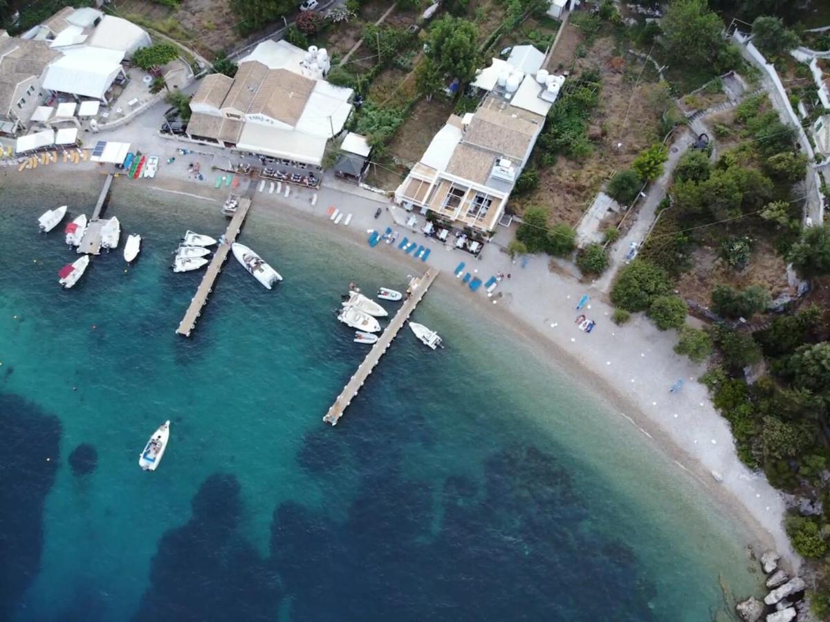 Maria Corfu Loustri Hotel Gimari ภายนอก รูปภาพ