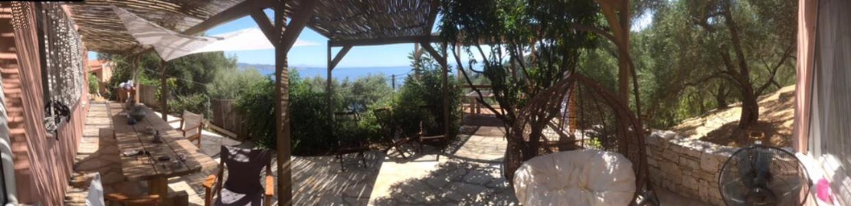 Maria Corfu Loustri Hotel Gimari ภายนอก รูปภาพ